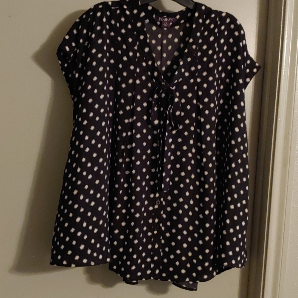 Pleated swing tunic